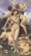 Adolphe William Bouguereau, Le pintemps (mk26)